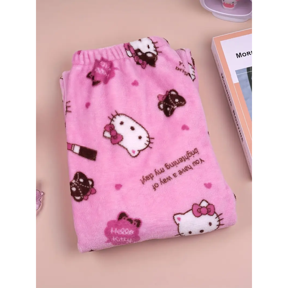 Spodnie piżamowe Hello Kitty – Pink Cosmetics