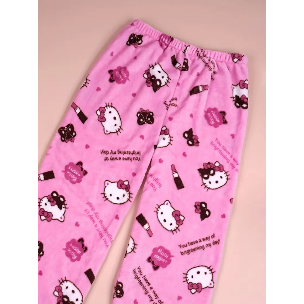 Spodnie piżamowe Hello Kitty – Pink Cosmetics
