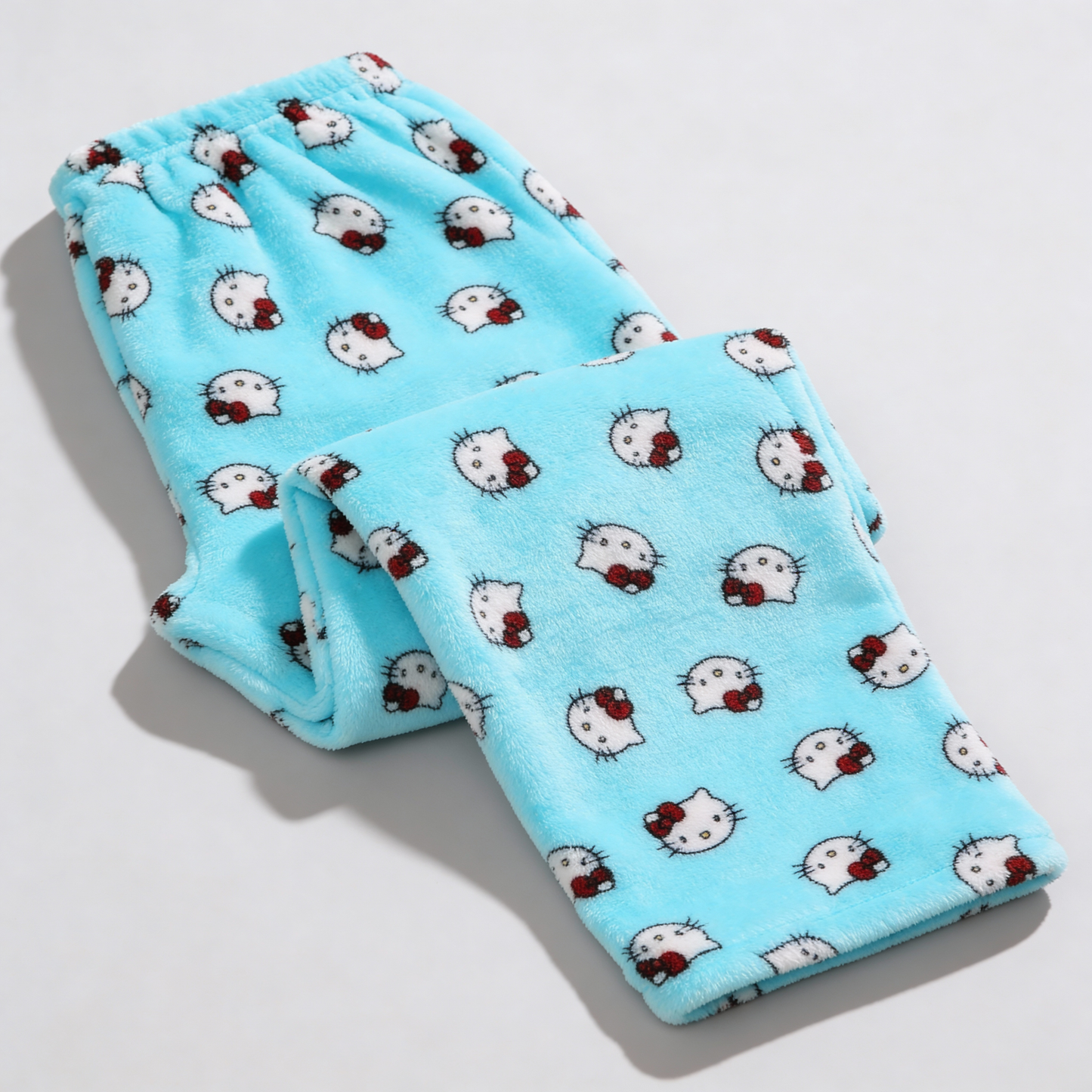Hello Kitty Piżamowe Spodnie - Blue/Niebieskie