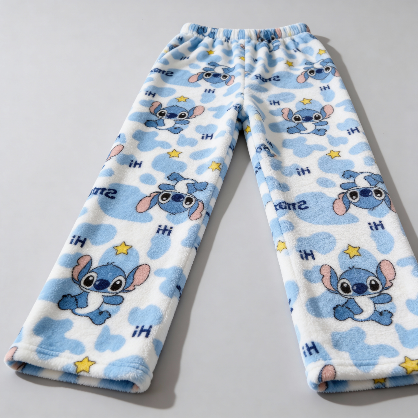 Stitch Piżamowe Spodnie - Blue/Niebieskie
