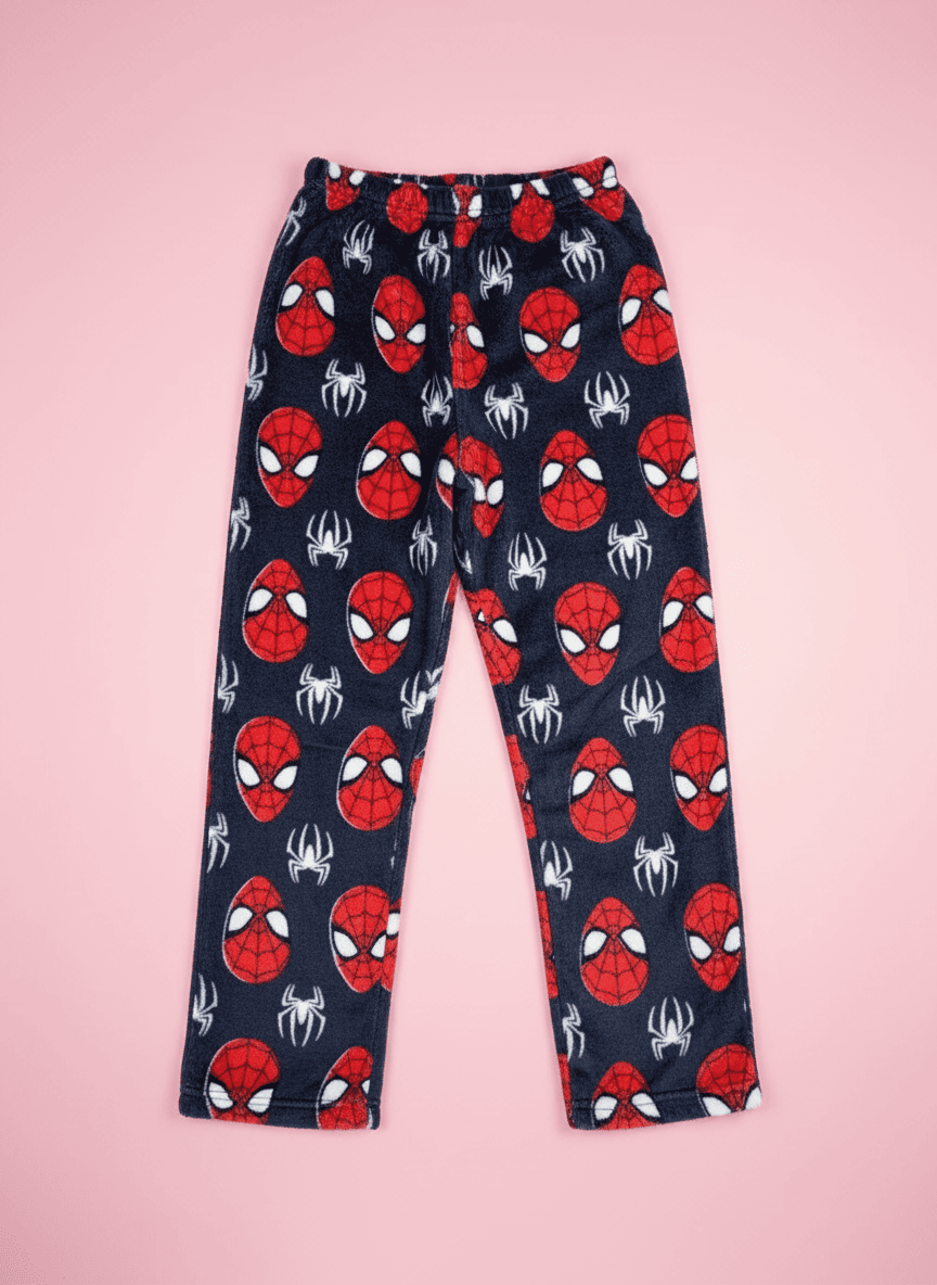 Spodnie piżamowe Spiderman – niebieskie
