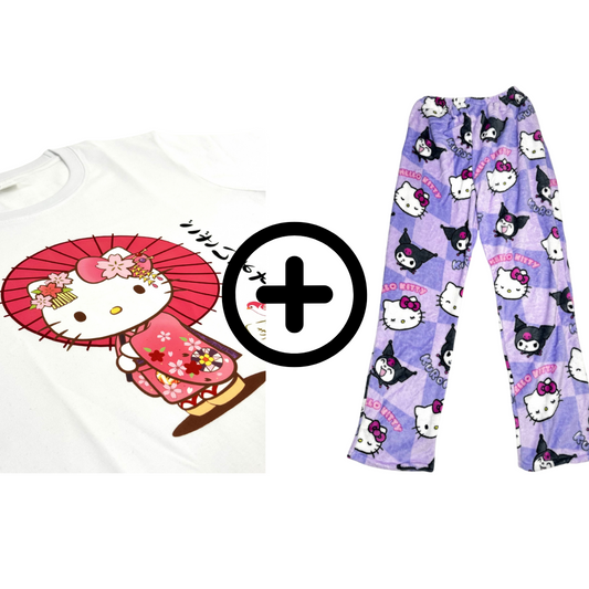 Spodnie Kuromi + koszulka