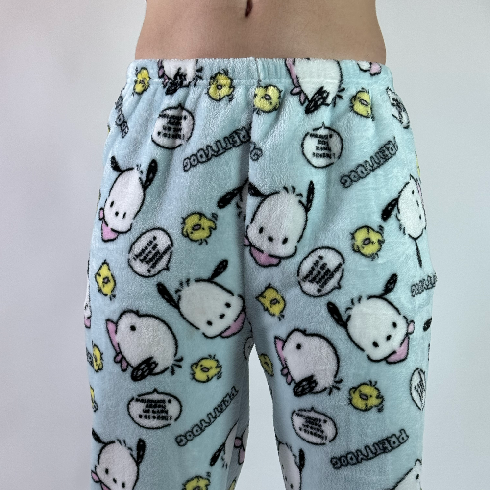 Spodnie piżamowe Pochacco – niebieskie