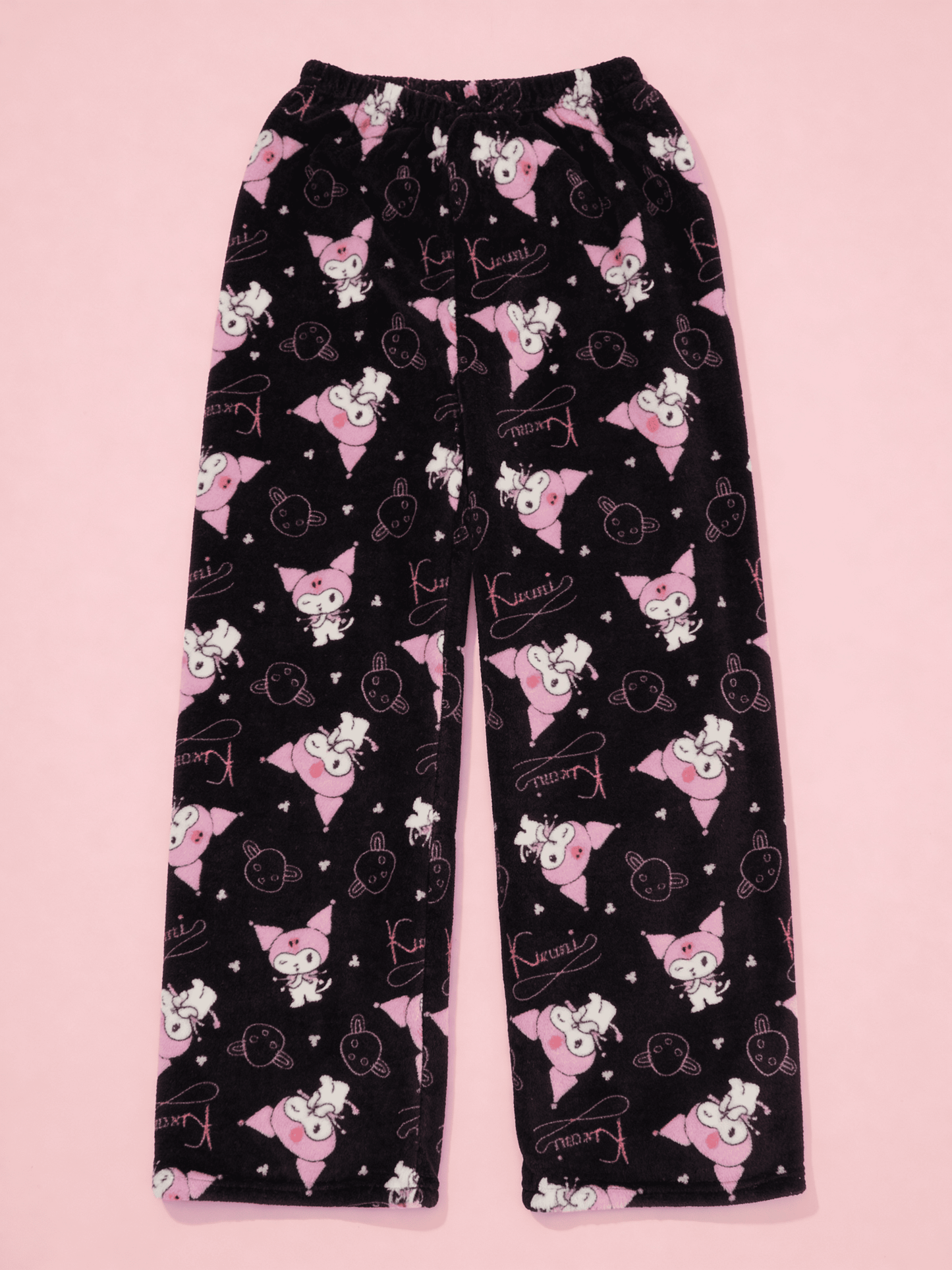 Kuromi Pajama Pants - Black