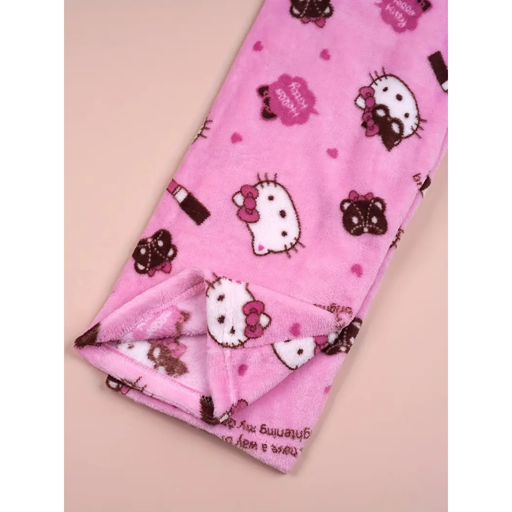 Spodnie piżamowe Hello Kitty – Pink Cosmetics