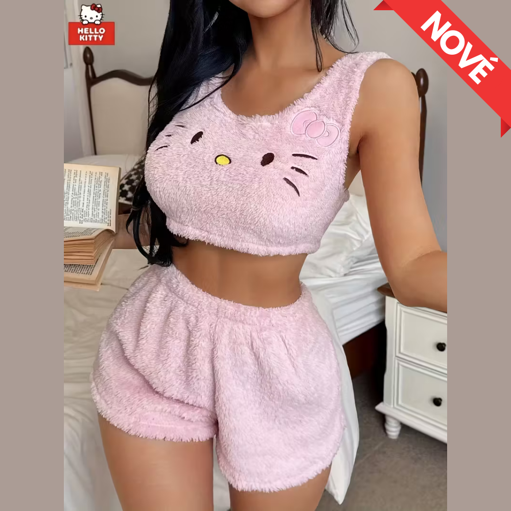 Zestaw Hello Kitty Fluffy Pink