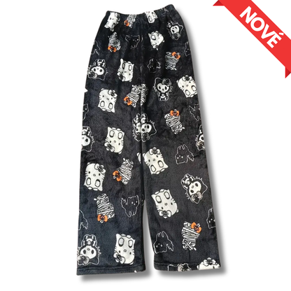 Spodnie piżamowe Hello Kitty – Halloween/Czarne