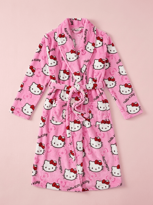 Różowy szlafrok Hello Kitty