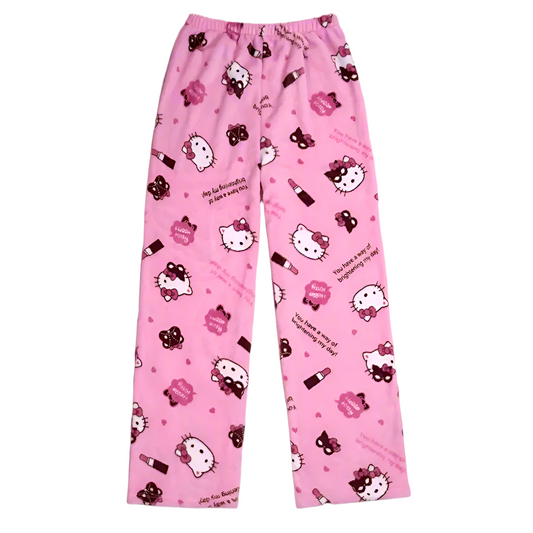 Spodnie piżamowe Hello Kitty – Pink Cosmetics