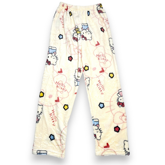 Spodnie piżamowe Hello Kitty – beżowe/beżowe