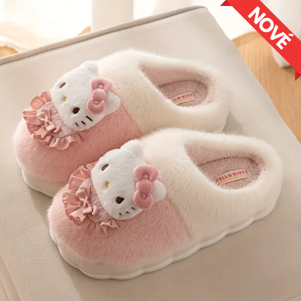 Miękkie kapcie Hello Kitty