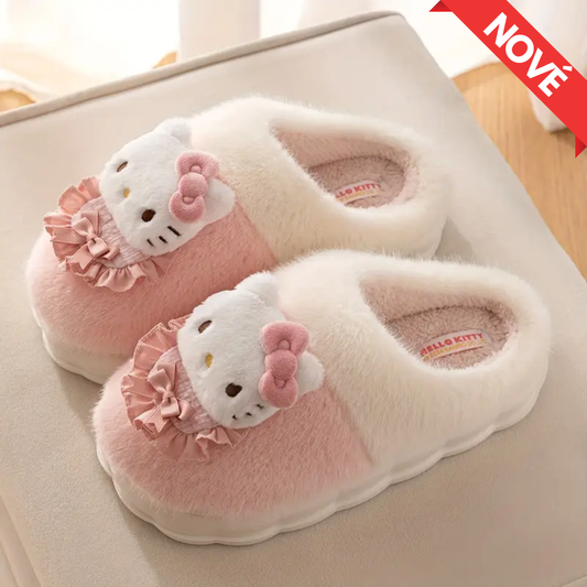Miękkie kapcie Hello Kitty