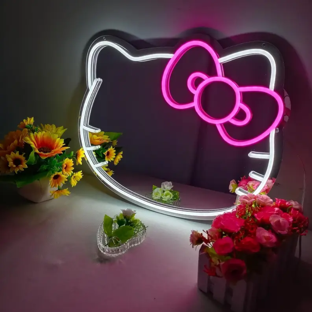 Lustro neonowe LED Hello Kitty