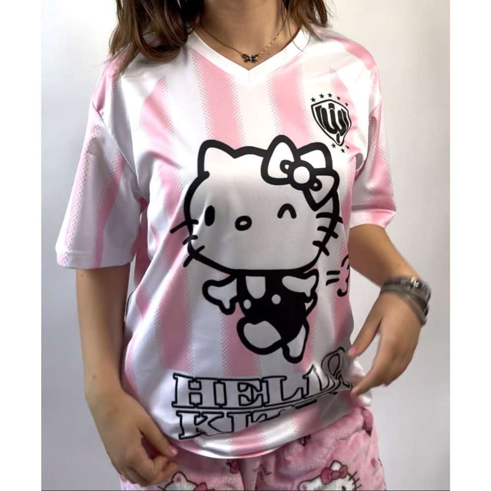 Różowa koszulka Hello Kitty