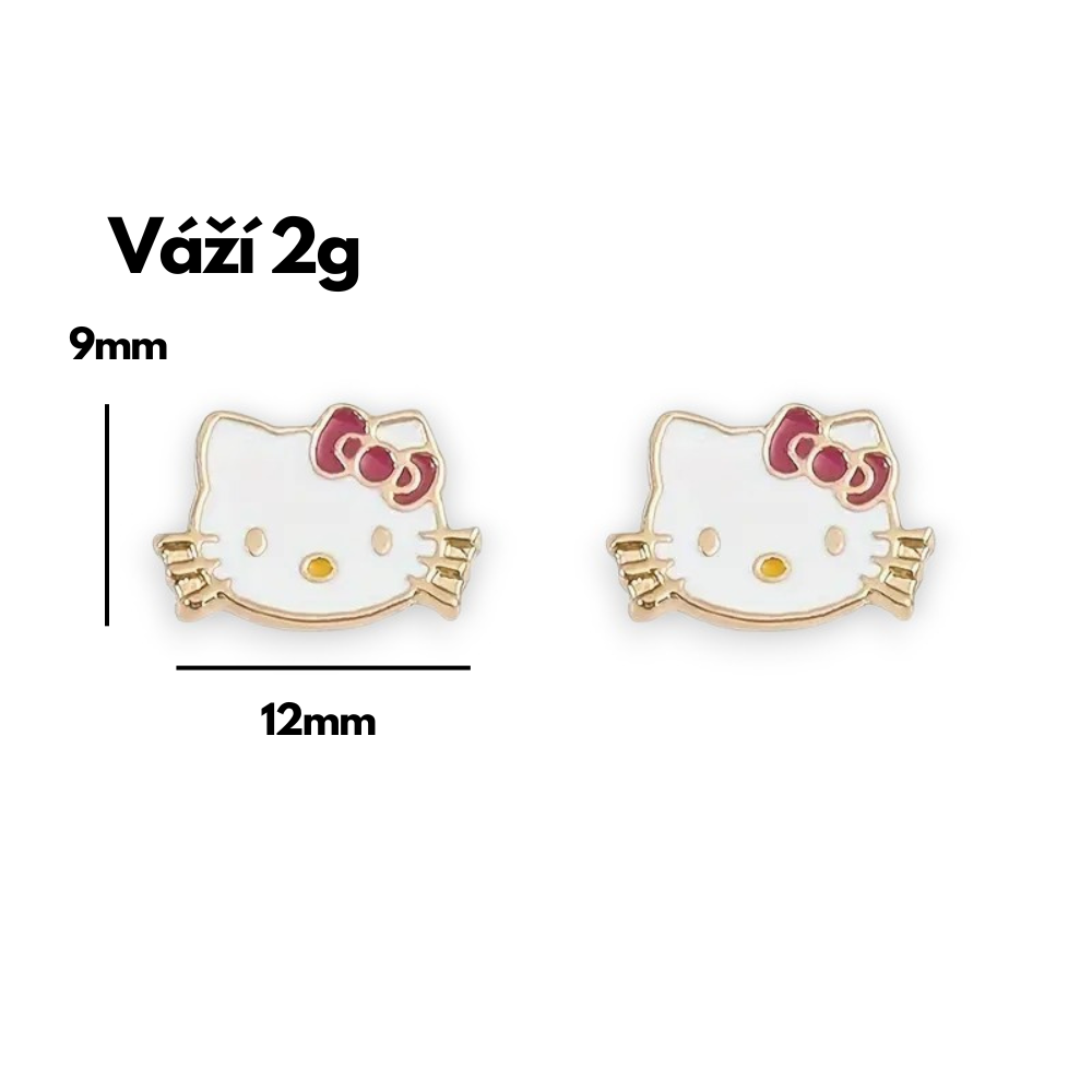 Kolczyki Hello Kitty