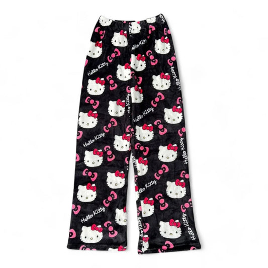 Hello Kitty Pyžamo Kalhoty - Black/Černé