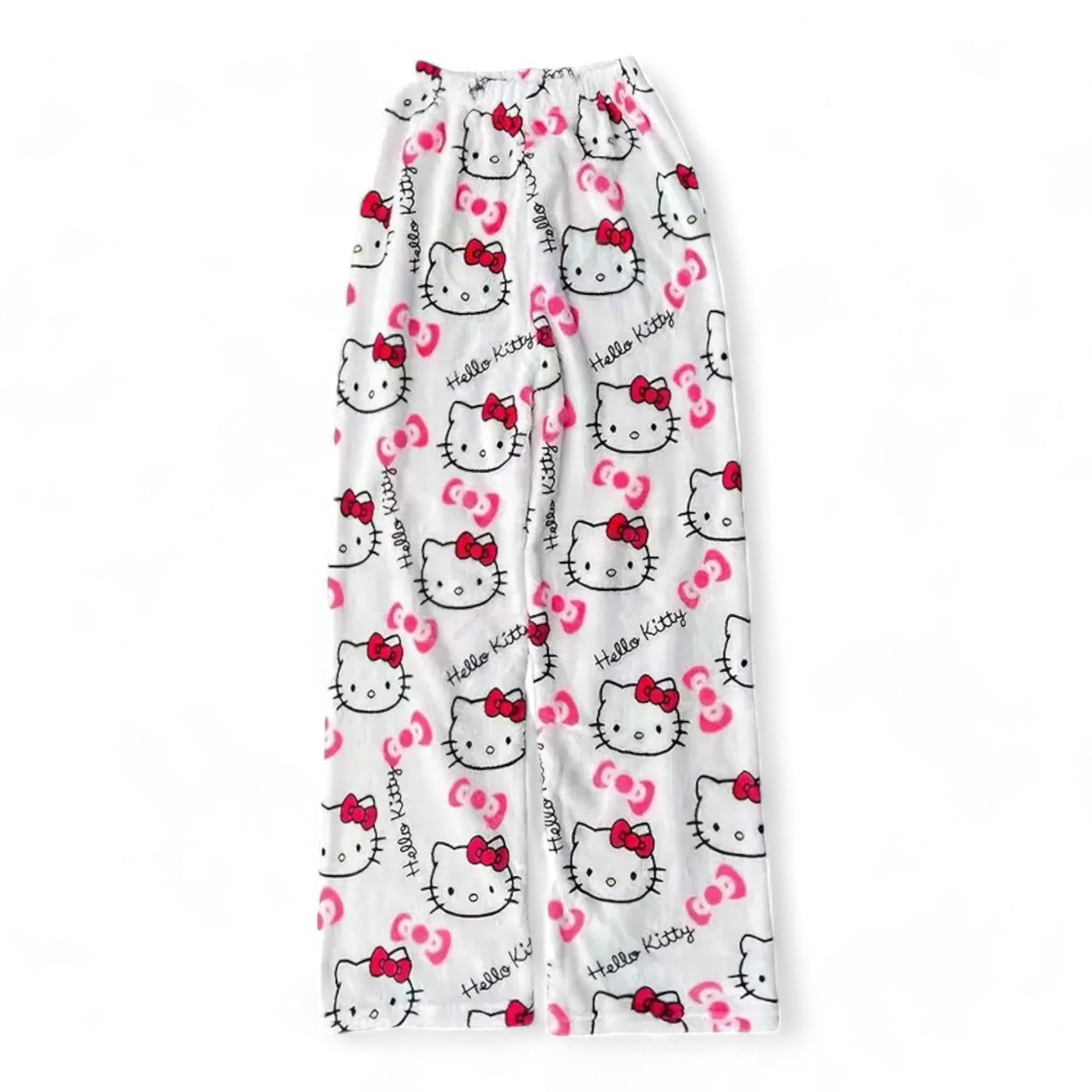 Hello Kitty Pyžamo Kalhoty - White/Bílé