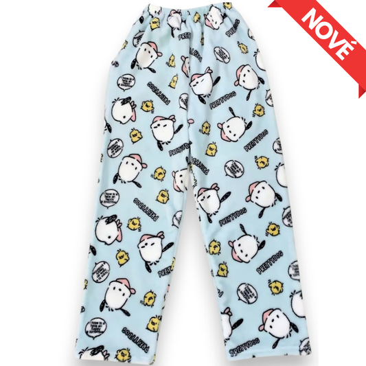 Spodnie piżamowe Pochacco – niebieskie