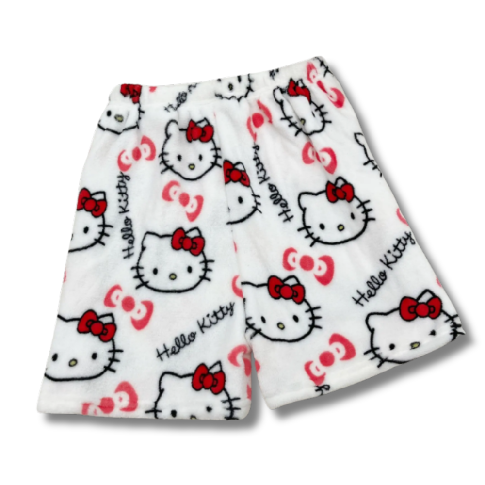 Spodenki piżamowe Hello Kitty – białe