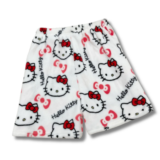 Spodenki piżamowe Hello Kitty – białe