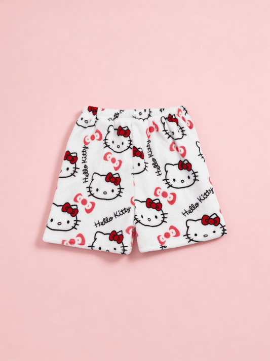 Spodenki piżamowe Hello Kitty – białe