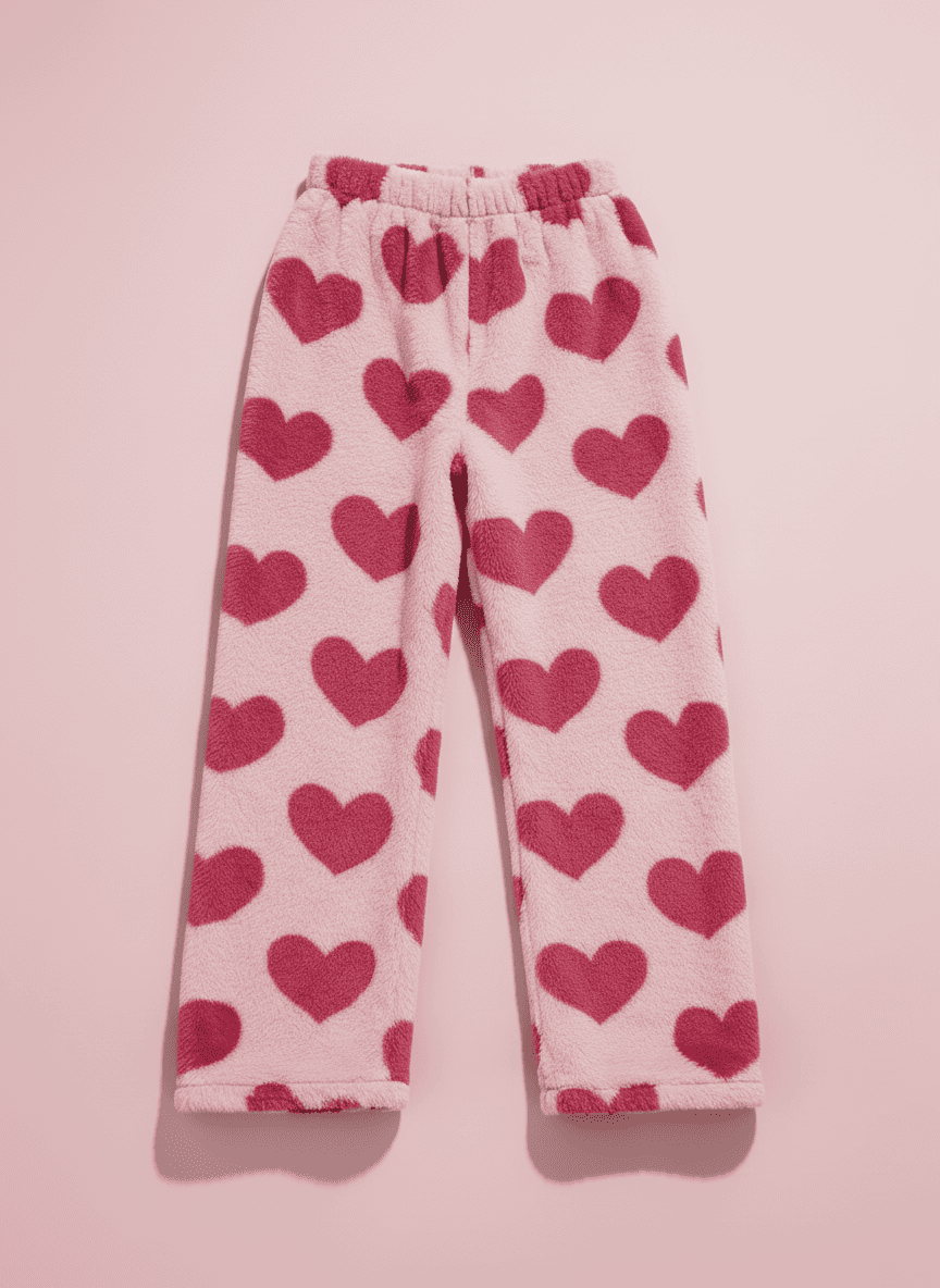 Valentine's Pajama Pants - Pink