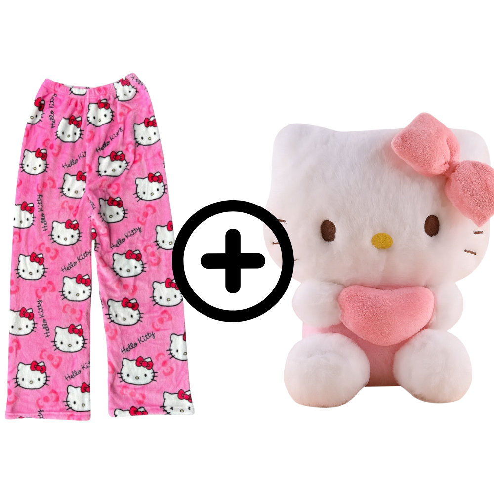 Spodnie + Pluszowa Zabawka (Najlepszy prezent dla niej🤫)